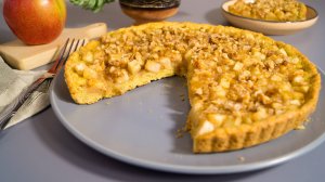 Песочный пирог с яблоками. Простой рецепт в духовке