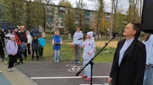 Открытие велолыжероллерной трассы в Центральном парке города Каменки