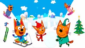 Три кота Коржик Раскраска / Раскраски для малышей Три кота игра / Развивающие мультики три кота