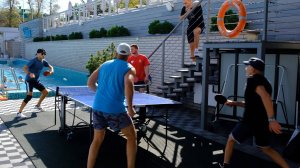 Чемпионат по настольному теннису в «Чайке». Битва ракеток