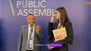 Первая Всемирная Общественная Ассамблея. Интервью с Алджаради Альвар Мухаммед Али.