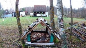 "Домик"  Кормушка для птиц. Синица, Воробей, Сойка  27.10.25