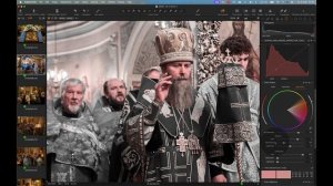 Обработка церковной фотографии в храме. Моя цветокоррекция в Capture One.