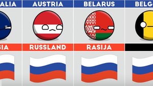 Как звучит слово "Россия" на разных языках.