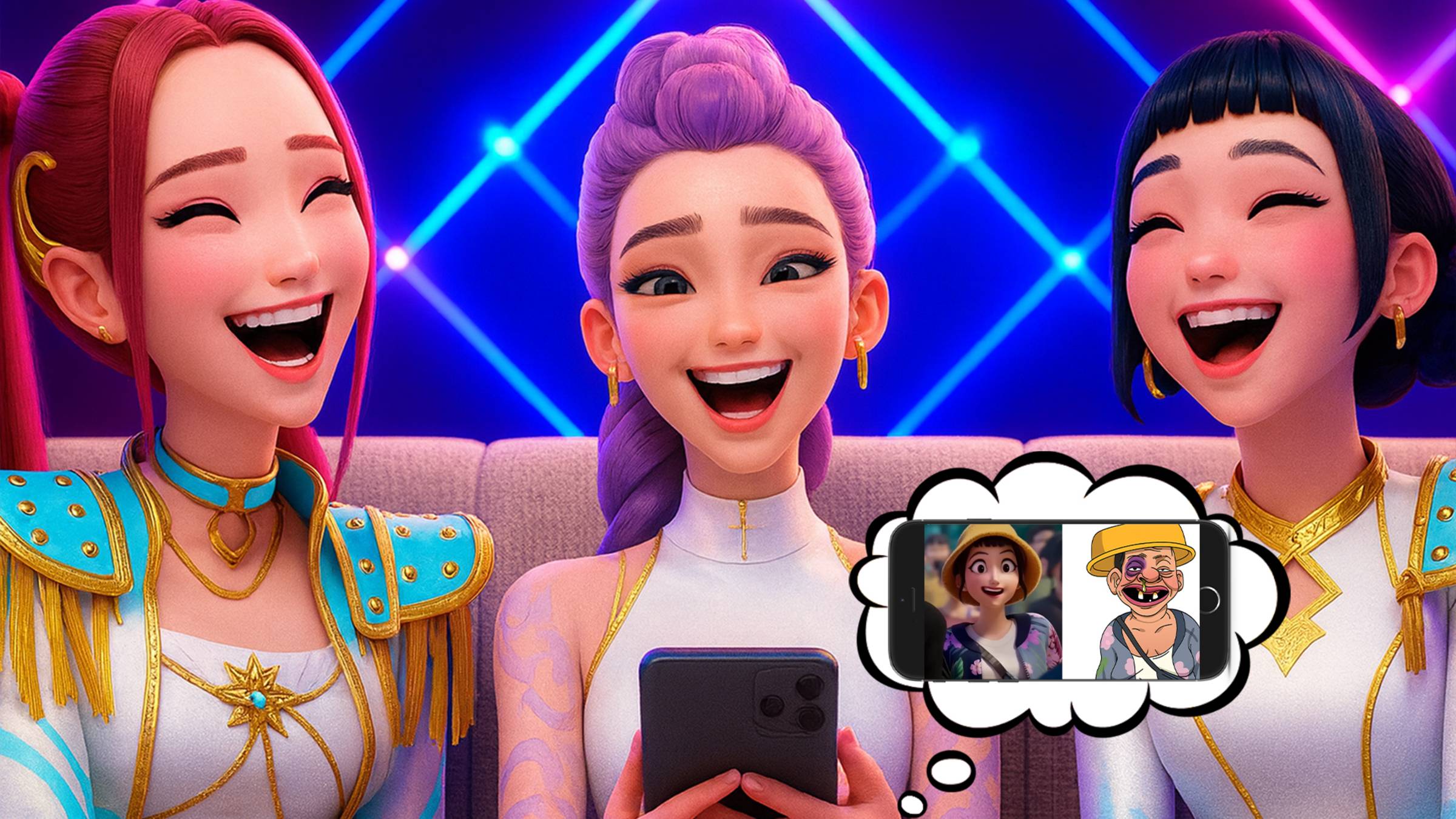 Soda Pop KPop: забавный рисунок с охотника. Demon Hunters Funny Drawing Meme I  Серия 4