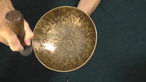 Поющая чаша Nepal Carving Best 24 см, Ля 107 Гц, Ре 331 Гц