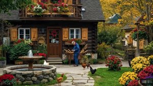 🚶 SmartTV 4К ➤ 🌺 Самая уединенная деревня в Швейцарии! 🌺 Горы осенью в пасмурную погоду! 🌺