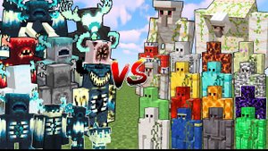 Какой Вандер сможет победить големов в Майнкрафте