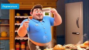 Обжора ｜ Весёлая песня с Юмором и Клипом