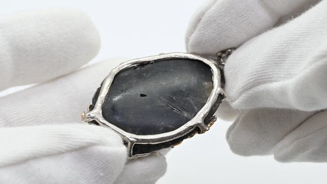 Кулон с морионом 36*48мм. Арт: м489503