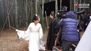 Закадровые съемки дорамы "Лиса-Сваха: Ван Цюань" ( Небо и Земля - Меч Сердце)