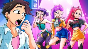 ДЖИНУ ВЫБРАЛ СЕБЕ ДЕВУШКУ_! K-Pop Охотницы на Демонов_ Huntrix анимация-1