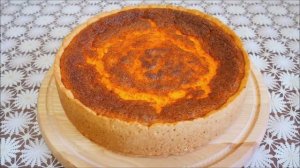 ПИРОГ СУФЛЕ рецепт пирога ПОЛОСАТАЯ ТЫКВА нежный вкусный и полезный пирог