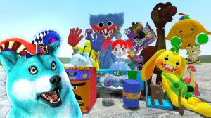 Мод на все виды Игрушек Хагги Вагги, huggy wuggy minecraft в майнкрафт пе