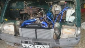 Перебрал навесное оборудование на газели и обновил радиатор.