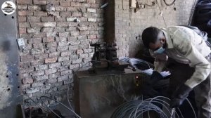 Переработка корабельных пластин в гвозди, весь процесс.