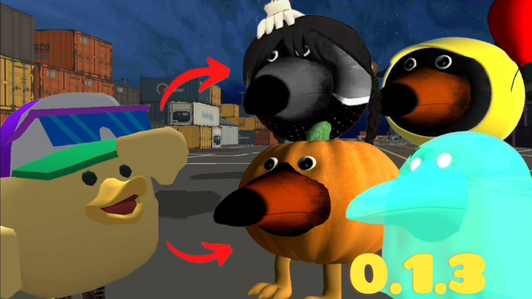 😱Новое ХЭЛУИНСКОЕ  ОБНОВЛЕНИЕ в СКЕБОБ ГАН 0.1.3! **Скин на пенивайза?**