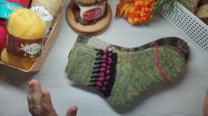 Носочный календарь, готовые работы\\ октября 2025