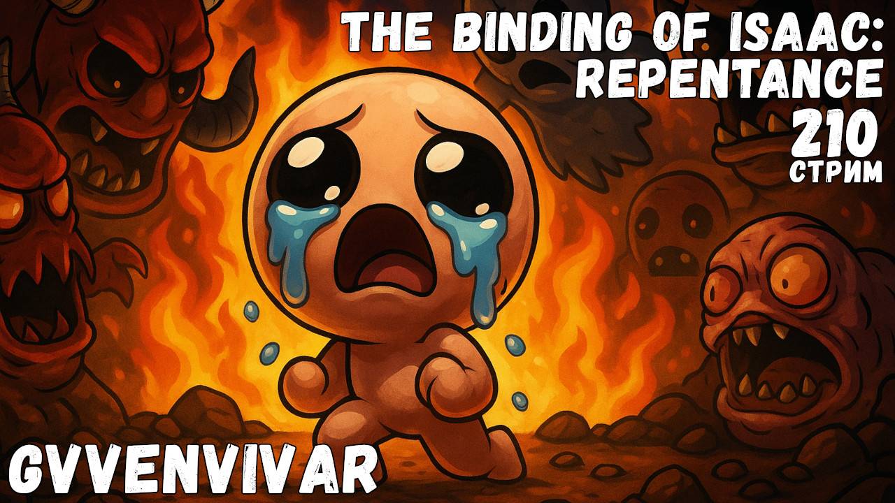 (Стрим) Открыл описатель || The Binding of Isaac: Repentance на PS5 - 210