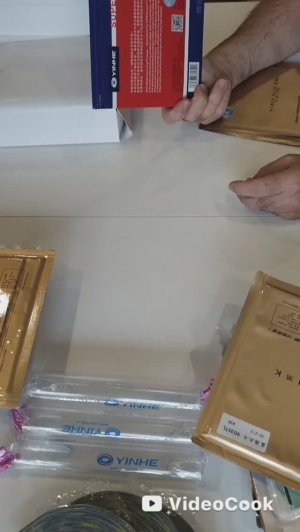 Распаковка ,пришли накладки для настольного тенниса .
