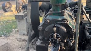 Запуск, работа и применение древнего дизеля. Пакистан