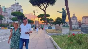 ЗАХВАТЫВАЮЩИЕ ПАНОРАМЫ  РИМА НА ЗАКАТЕ 2025 г. КРАСОТА ВЕЧНОГО ГОРОДА