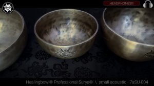 7aSU-004 Healingbowl® Professional Surya® -  small acoustic set