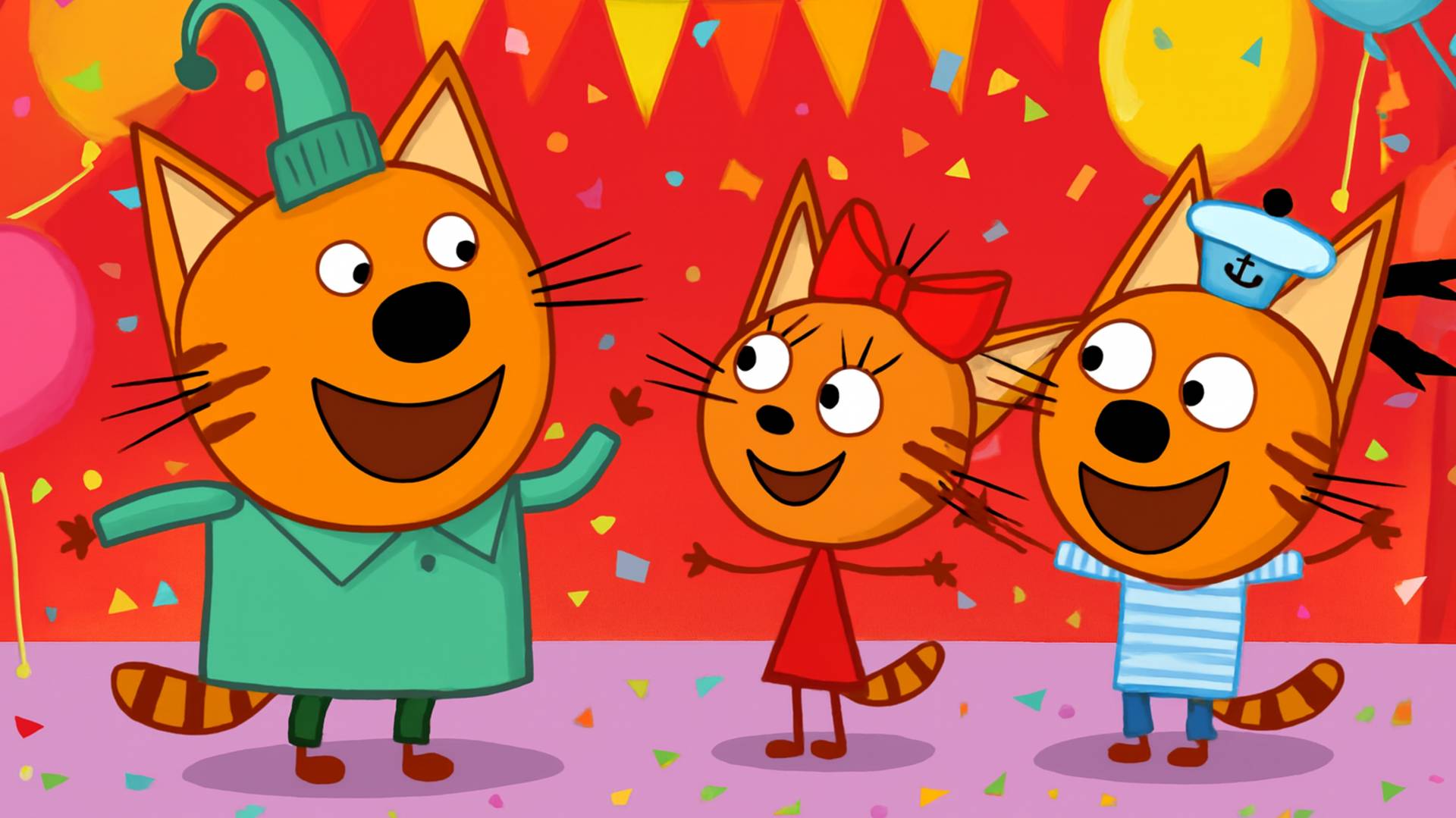 Три Кота 🐱🐱🐱 | День рождения | Три Кота Мультик для детей смотреть |  Развивающие игры