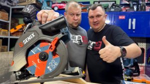 Тест дисковой пилы SENIX 165мм PSCX2-M6-EU-0