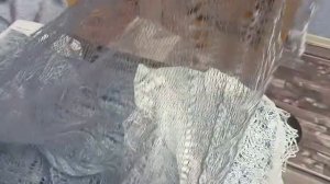 Пуховые палантины паутинки.