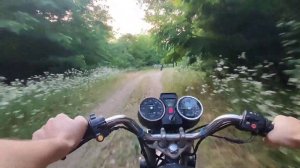 ПОКАТУШКА НА МОПЕДЕ АЛЬФА НА РЕЧКУ