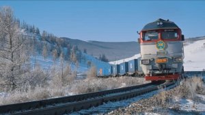 проезжающие поезда Монголии ч.7