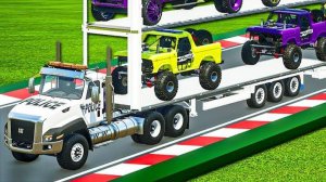 Машинки летают и прыгают! Развивающие мультики Машины помощники. Мультфильмы про машинки