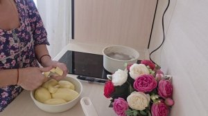 вихатной.картофельный супчик,макароны и сердечки