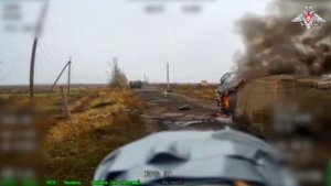 Кадры уничтожения ББМ «Викинг»