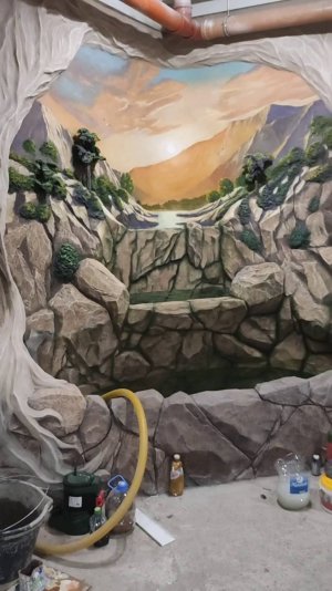 декор стен настенная живопись  прислали  зрители канала #творчество #сказочнаямастерскаяколесникова