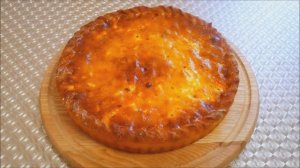 Открытый пирог с ОВОЩАМИ на творожном тесте