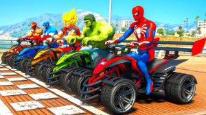 ЧЕЛОВЕК-ПАУК И МОТОЦИКЛЫ Паркур-челлендж Street Blazer на МОРСКОМ КОНТЕЙНЕРЕ СУПЕР ГОНКА СУПЕРГЕРОЕВ