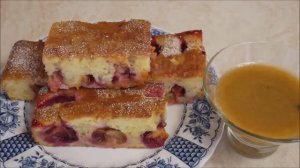 Пирог со СЛИВАМИ , РАЗРЫХЛИТЕЛЬ в домашних условиях И конфитюр из СЛИВ