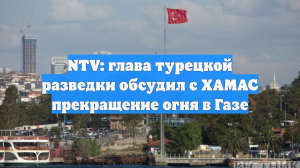 NTV: глава турецкой разведки обсудил с ХАМАС прекращение огня в Газе
