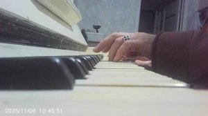 Пианино: казачья народная "Пчёлочка златая"