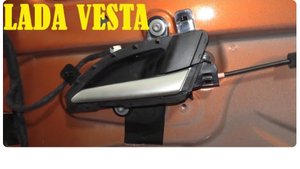 Как снять внутреннюю ручку открывания двери Лада Веста - замена и установка