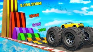 Как далеко тачка сможет проехать по лежачим полицейским в гта 5 ? - эксперимент в gta 5