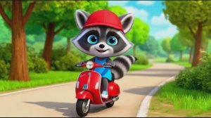 Наташка весёлый синий енот