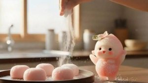 ASMR от ИИ | Приготовление вагаси с Сакура Моти 🌸 Нежные звуки и весеннее расслабление АСМР