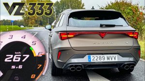 2026 CUPRA LEON ST VZ 333 | 0-100 100-200 КМ/Ч МАКСИМАЛЬНАЯ СКОРОСТЬ и ЗВУК на АВТОБАНЕ AutoTopNL