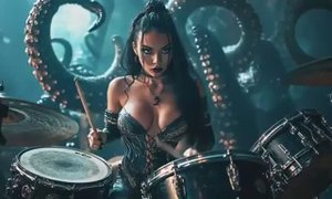 Kraken - Abyss Awakens Hard Rock - Music Short AI Video Clip