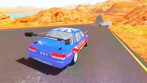 Налетел на полицейские шипы Потерял управление Разбил тачку игры гонки для Мальчиков