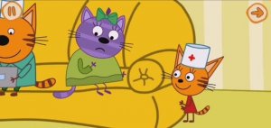 Три Кота Мультфильм Игра Прививка