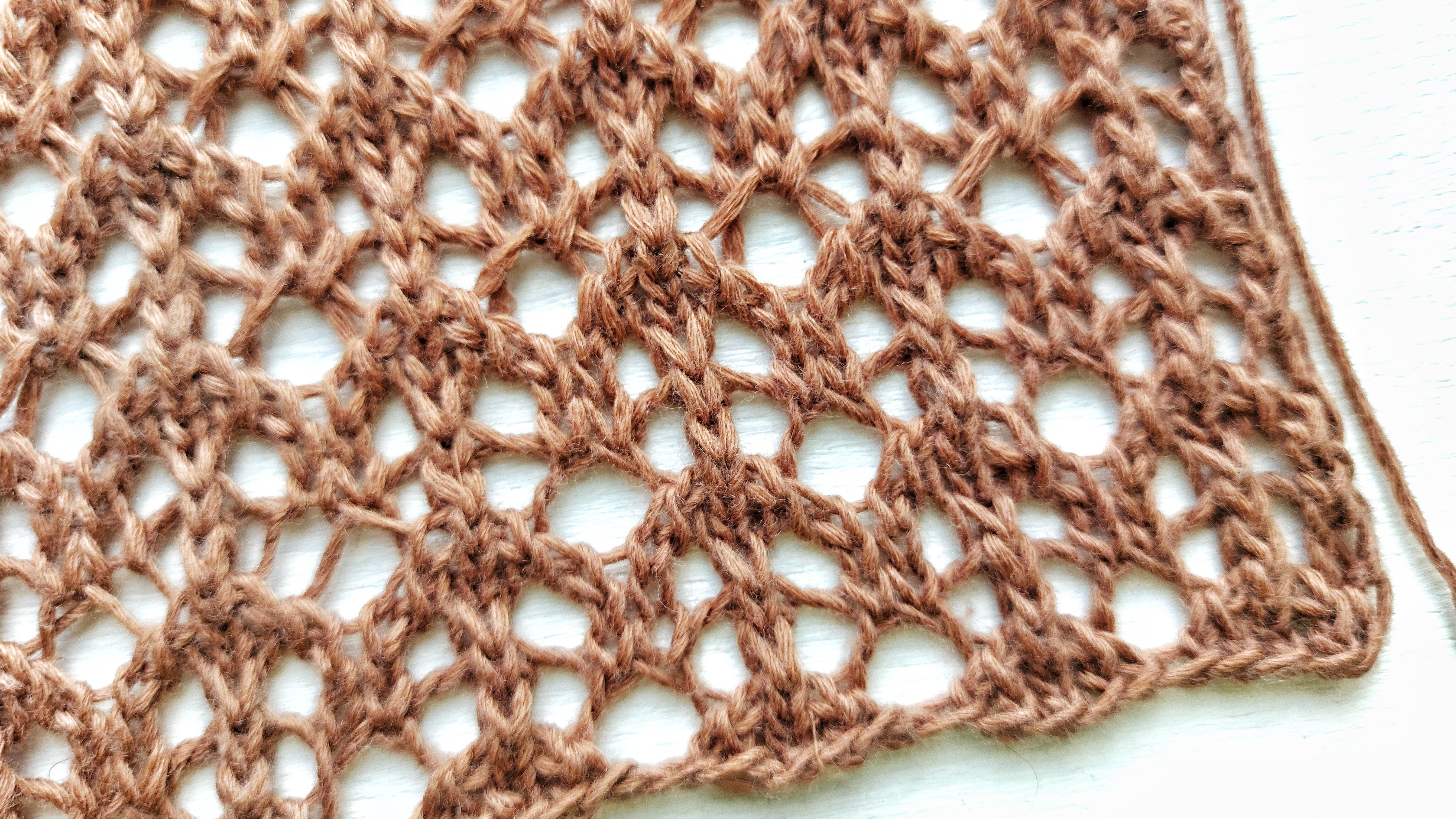 Мелкая фактурная сеточка спицами 💥 Для вязания палантинов,  джемперов,  маечек